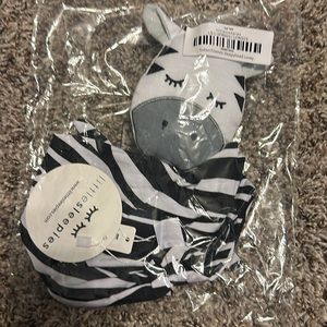 Little sleepies zebra lovey